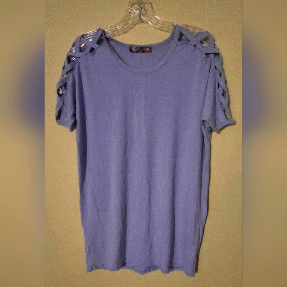 Sheila Rose Cross Shoulder Blouse